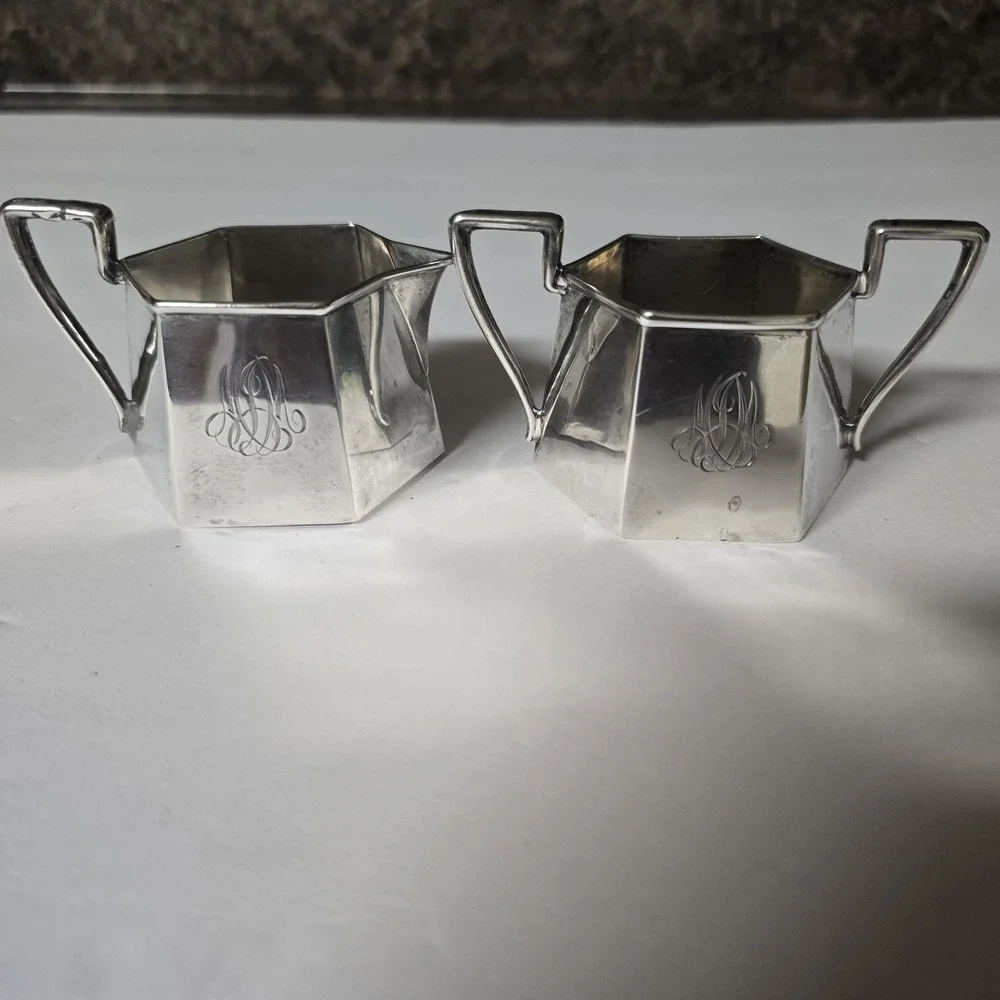 Webster Co. Sterling Silver Cream & Sugar Set